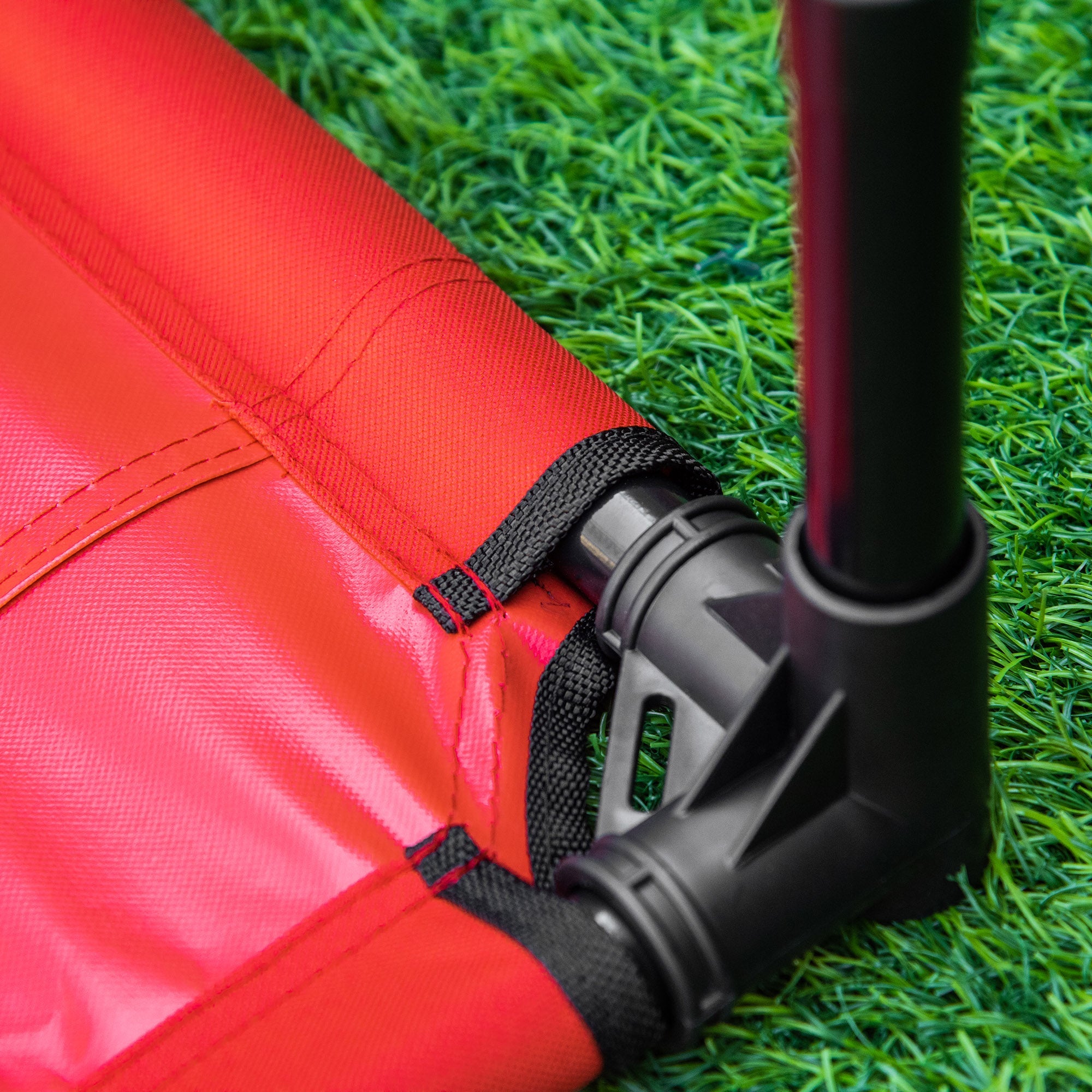 Elevated Pet Bed Dog Cool Cot Sleep Indoor Outdoor Portable Basket Red