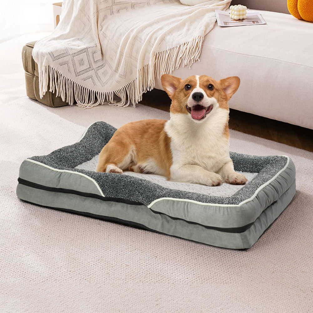 50cm*40cm*9cm Durable Removable Washable Pet Bed With Anti-slip Bottom