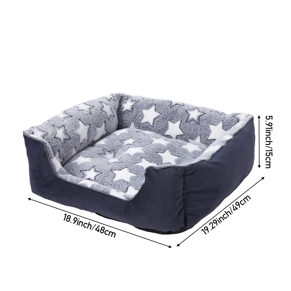 Non-slip Soft Plush Washable Pet Sleeping Bed