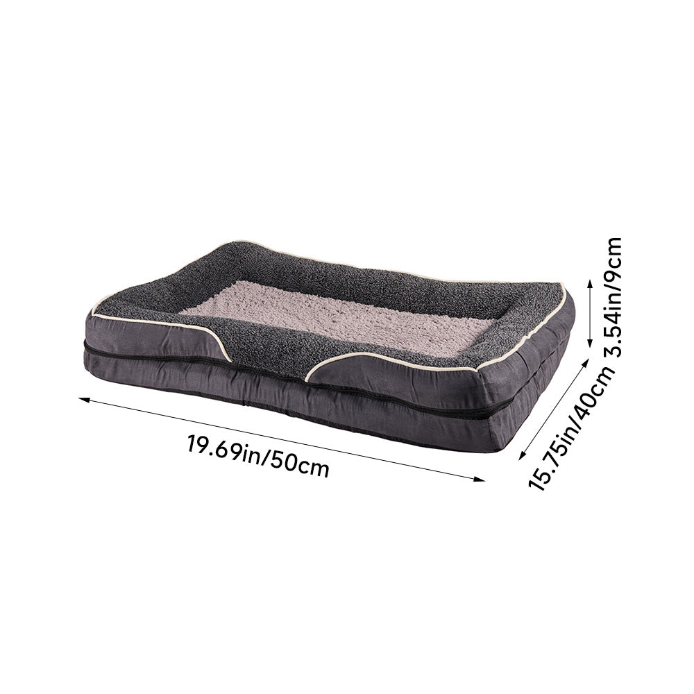 50cm*40cm*9cm Durable Removable Washable Pet Bed With Anti-slip Bottom