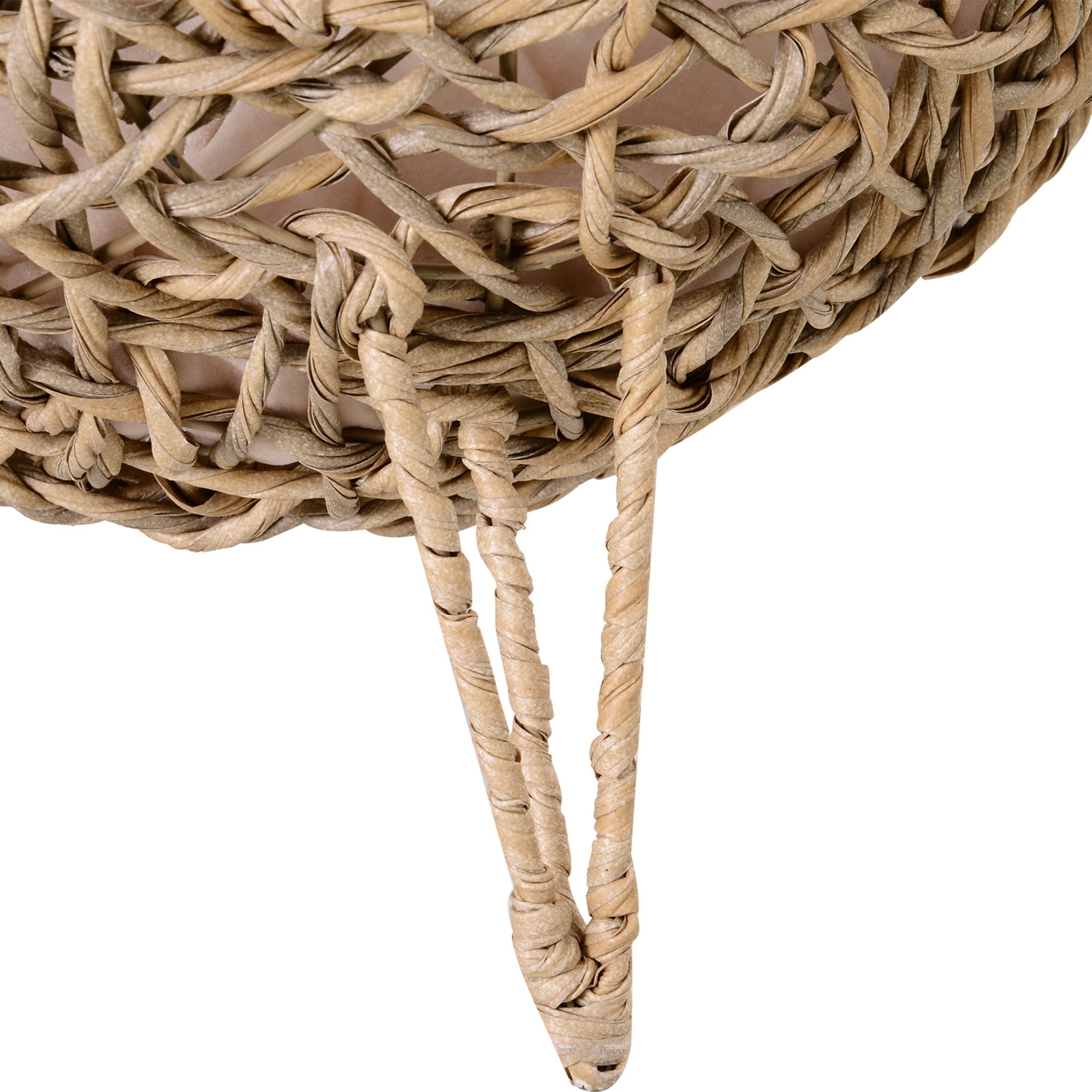 Wicker Cat House, Ball-shaped Rattan Raised Cat Bed