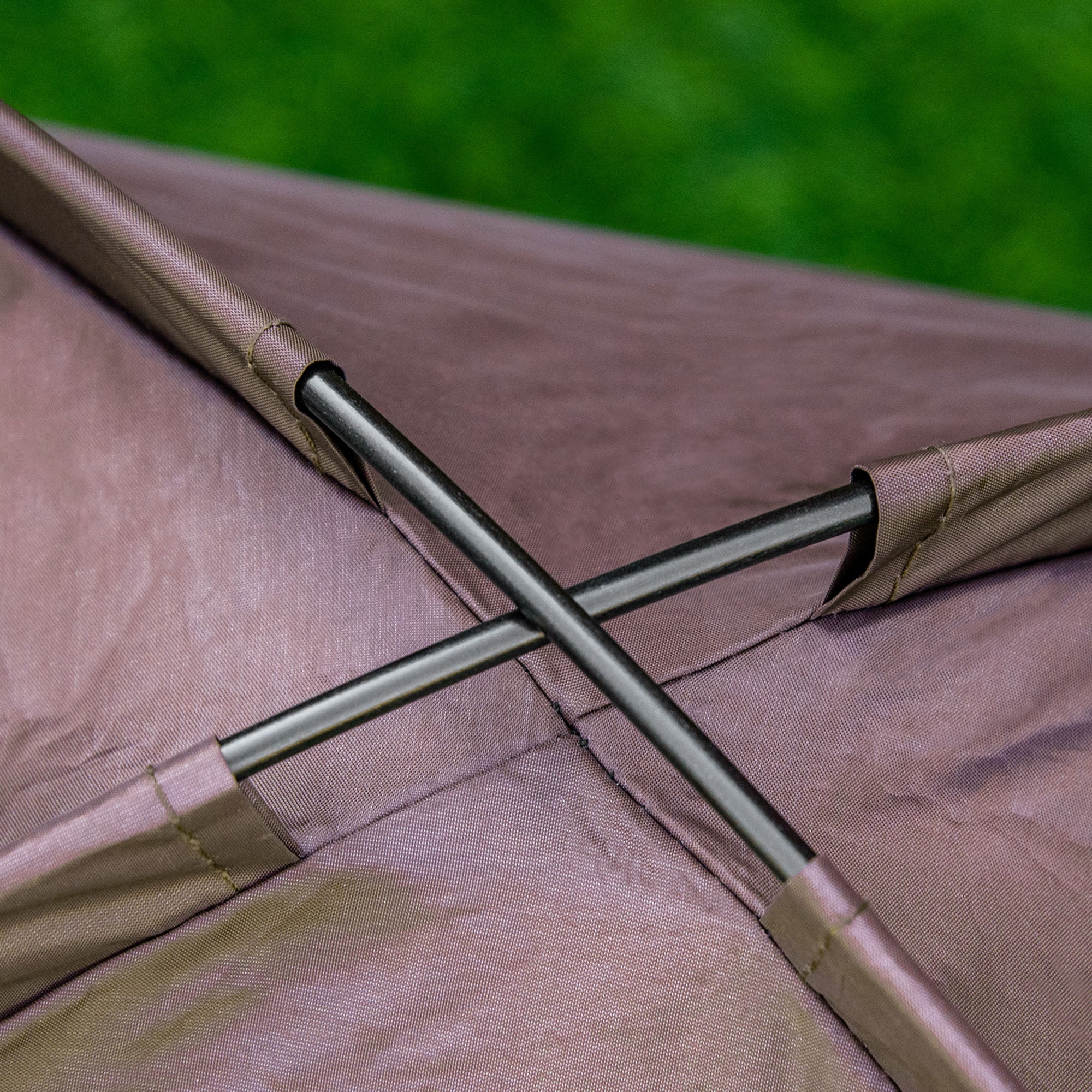 61cm Elevated Dog Bed Cooling Raised Pet Cot Uv Protection Canopy